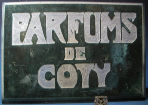 Rene Lalique Sign Parfums De Coty