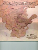 Decorative Arts - Art Nouveau - Art Deco Auction Catalogue - Book - Magazine For Sale: Fine Art Nouveau, Sotheby's, New York, November 12 and 13, 1980: A Post War Auction Catalog - Book - Magazine Decorative Arts - Art Nouveau - Art Deco Auction Catalogue - Book - Magazine For Sale: Fine Art Nouveau, Sotheby's, New York, November 12 and 13, 1980: A Post War Auction Catalog - Book - Magazine