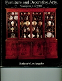 R Lalique In Auction Catalogue of Furniture and Decorative Arts, Sotheby's, Los Angeles, November 3-5, 1981: For Sale Rene Lalique in Auction Catalogue For Sale: Furniture and Decorative Arts, Sotheby's, Los Angeles, November 3-5, 1981