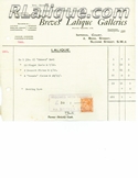 Lalique Sales Material: Breves Lalique Galleries. Original Receipt for R Lalique items purchased, Dated March 14th, 1933: Rene Lalique Sales Ephemera and Documentation From A Pre-War Lalique Retailer Lalique Sales Material: Breves Lalique Galleries. Original Receipt for R Lalique items purchased, Dated March 14th, 1933: Rene Lalique Sales Ephemera and Documentation From A Pre-War Lalique Retailer