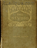 Decorative Arts - Art Nouveau - Art Deco Auction Catalogue - Book - Magazine For Sale: The Studio Volume 11 June, July, August, and September 1897 Hardbound: A Pre-War Auction Catalog - Book - Magazine Decorative Arts - Art Nouveau - Art Deco Auction Catalogue - Book - Magazine For Sale: The Studio Volume 11 June, July, August, and September 1897 Hardbound: A Pre-War Auction Catalog - Book - Magazine