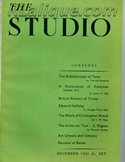 Decorative Arts - Art Nouveau - Art Deco Auction Catalogue - Book - Magazine For Sale: The Studio Magazine December 1931: A Pre-War Auction Catalog - Book - Magazine Decorative Arts - Art Nouveau - Art Deco Auction Catalogue - Book - Magazine For Sale: The Studio Magazine December 1931: A Pre-War Auction Catalog - Book - Magazine