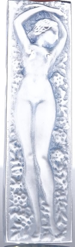 Plaque Cut From Duncan Perfume Bottle 7cm by 3 cm