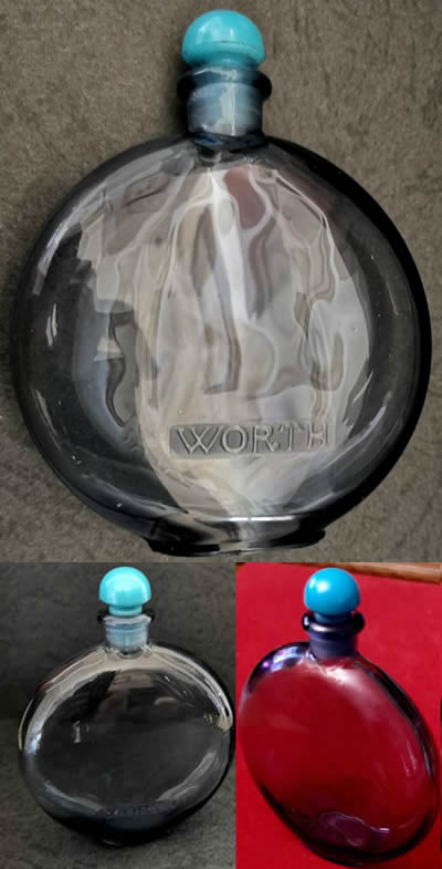 Close Copy Of Je Reviens-9 Perfume Bottle For Worth Marked With Creation Signature To The Underside Close Copy Of Je Reviens-9 Perfume Bottle For Worth Marked With Creation Signature To The Underside