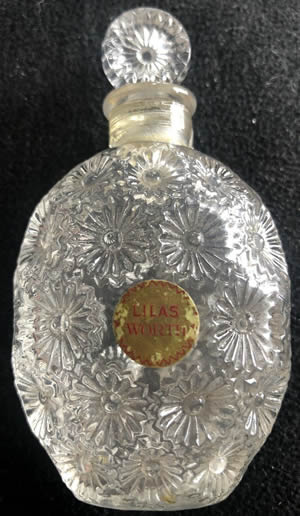 Close Copy Of Rose Perfume Bottle For Worth Marked Only WORTH To The Underside Close Copy Of Rose Perfume Bottle For Worth Marked Only WORTH To The Underside
