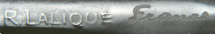 Rene Lalique Signature On A Faune Et Nymphe Rocker Blotter - Ink Blotter