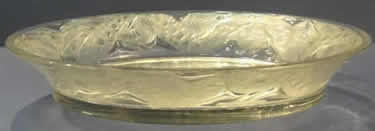 Faisans Oval Bowl Rene Lalique