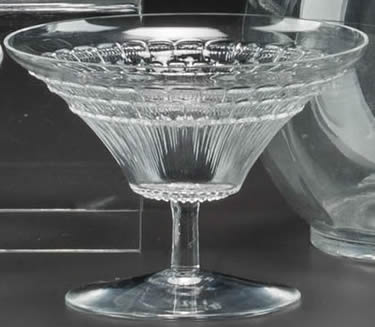 Fleur Sherbert Bowl Rene Laliuqe Flower Head Motif