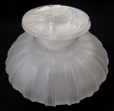R. Lalique A Cotes Bouchon Papillons Perfume Bottle