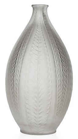 R. Lalique Acacia Vase