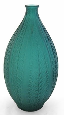R. Lalique Acacia Vase