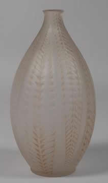 R. Lalique Acacia Vase