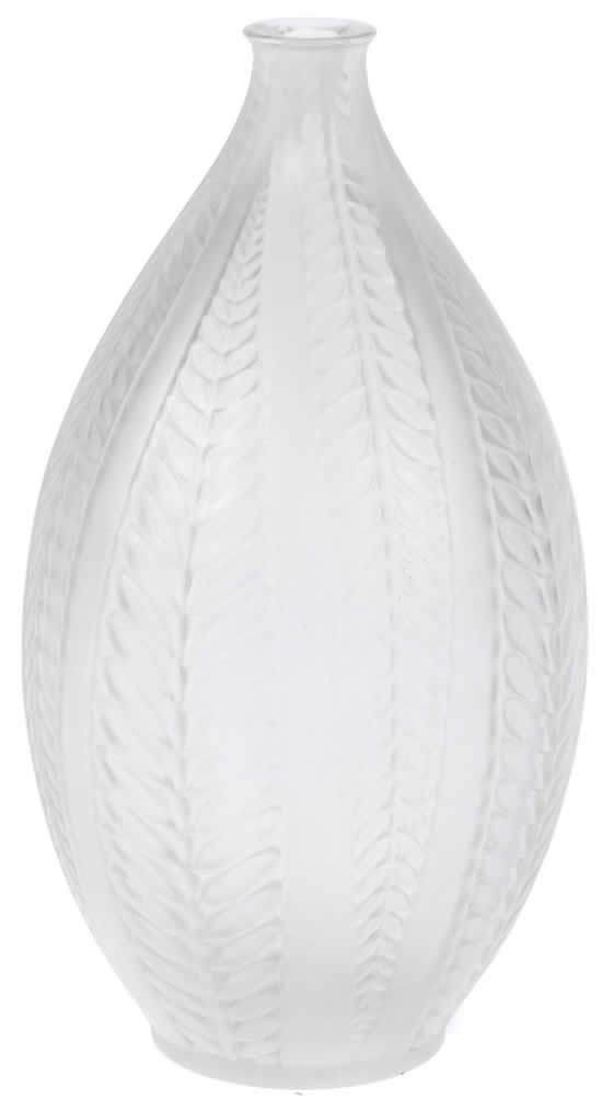 R. Lalique Acacia Vase