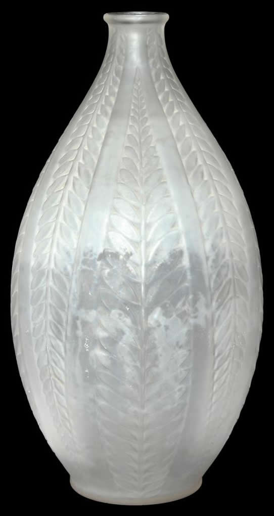 R. Lalique Acacia Vase