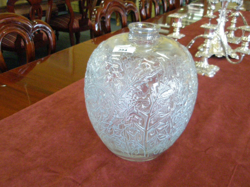 R. Lalique Acanthes Vase