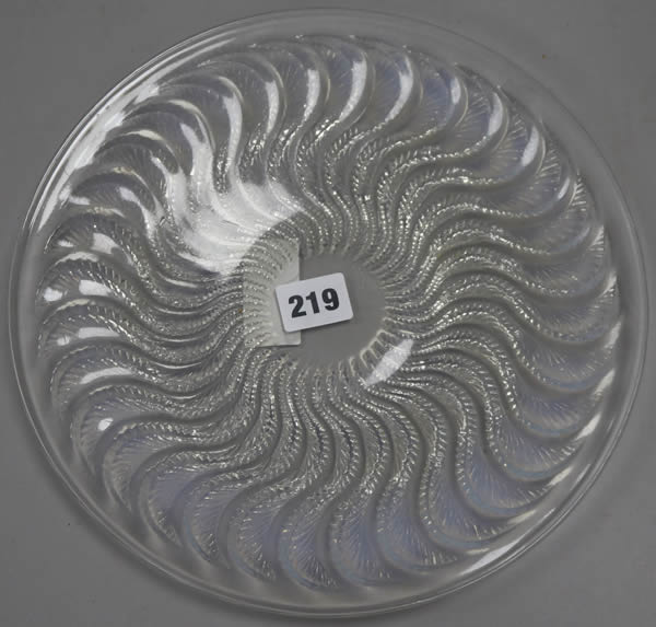 R. Lalique Actinia Plate