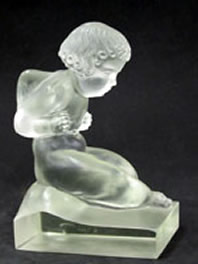 R. Lalique Amour Bookend