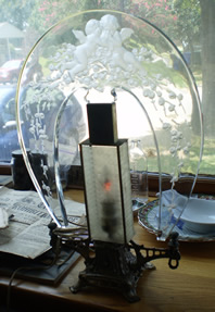 Rene Lalique Amours-2 Lamp