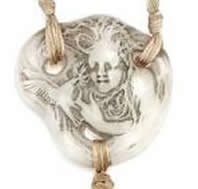 R. Lalique Ange Et Colombe Pendant