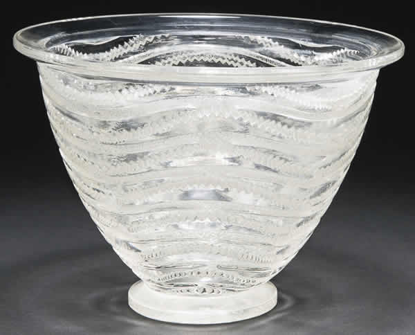 R. Lalique Annecy Vase