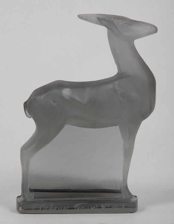 R. Lalique Antilope Paperweight