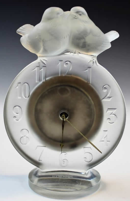 R. Lalique Antoinette Clock