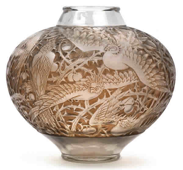 R. Lalique Aras Vase