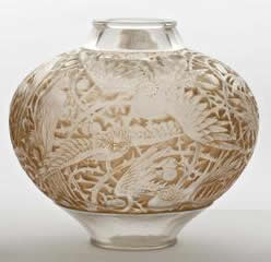 R. Lalique Aras Vase