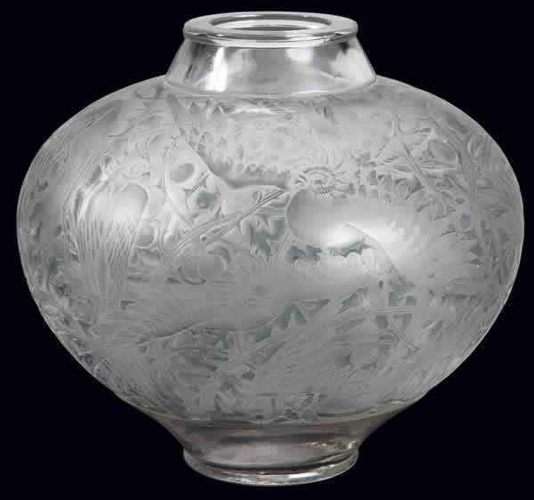 R. Lalique Aras Vase