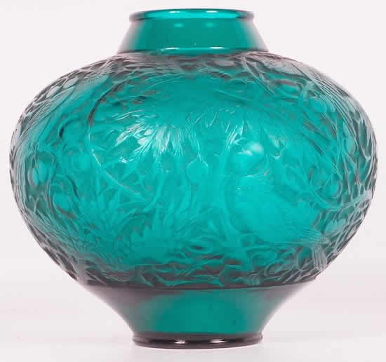 R. Lalique Aras Vase