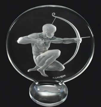 R. Lalique Archer Car Mascot