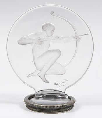 R. Lalique Archer Hood Ornament