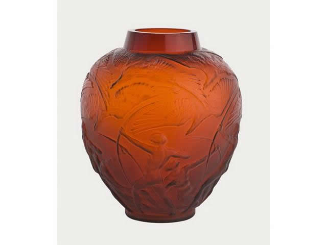 Rene Lalique Vase Archers