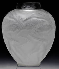 R. Lalique Archers Vase