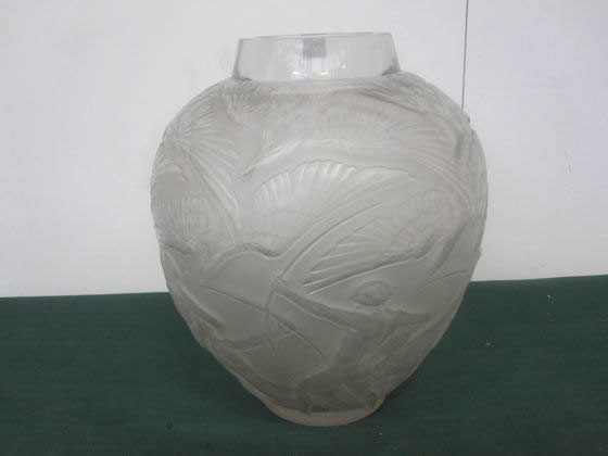 R. Lalique Archers Vase