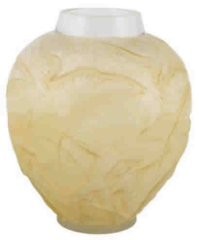 R. Lalique Archers Vase