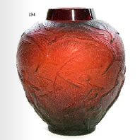 R. Lalique Archers Vase
