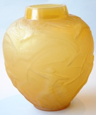 R. Lalique Archers Vase