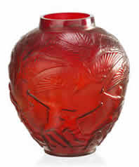 R. Lalique Archers Vase