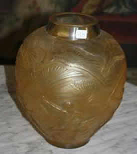 R. Lalique Archers Vase