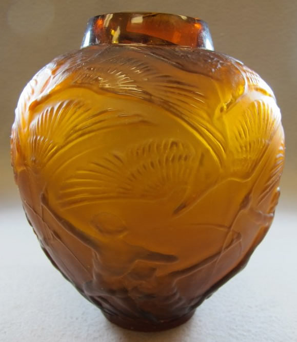R. Lalique Archers Vase