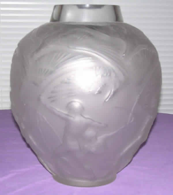 R. Lalique Archers Vase