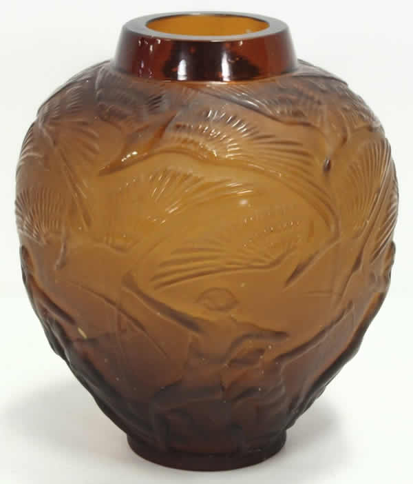 R. Lalique Archers Vase