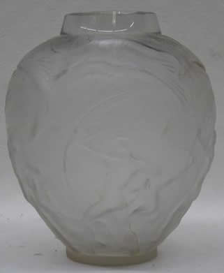 R. Lalique Archers Vase