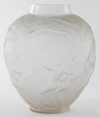 R. Lalique Archers Vase