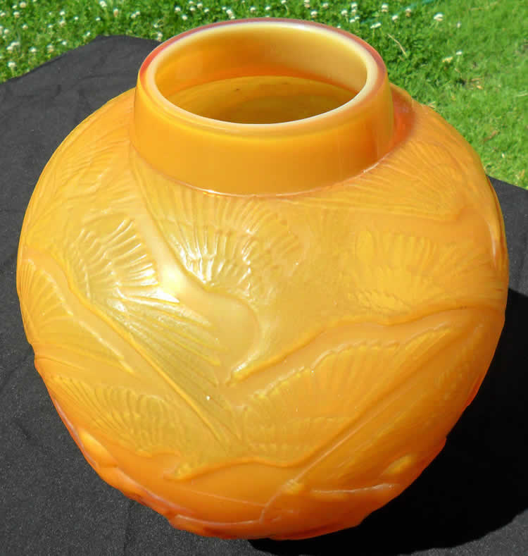 R. Lalique Archers Vase