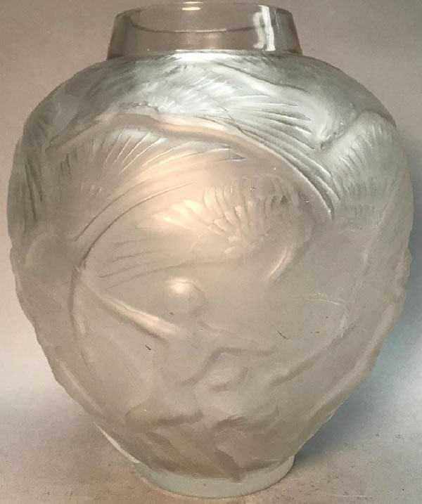 R. Lalique Archers Vase