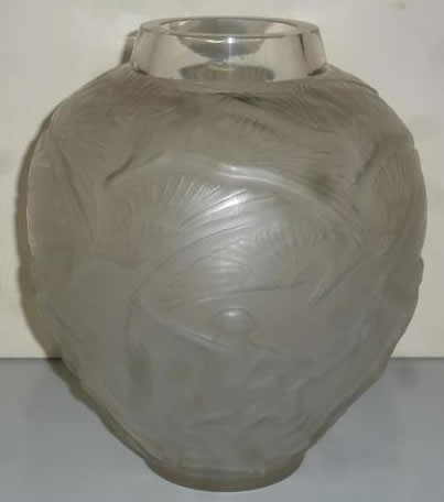 R. Lalique Archers Vase