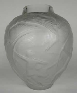 R. Lalique Archers Vase