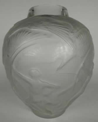 R. Lalique Archers Vase